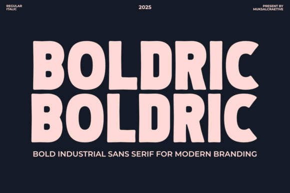 Boldric Typeface: Strength Meets Style in Editorial Design