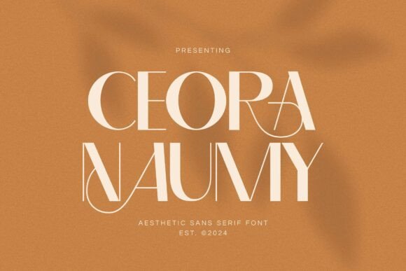 Ceora Naumy: Aesthetic Sans Serif Typeface for Scroll-Stopping Brand Content