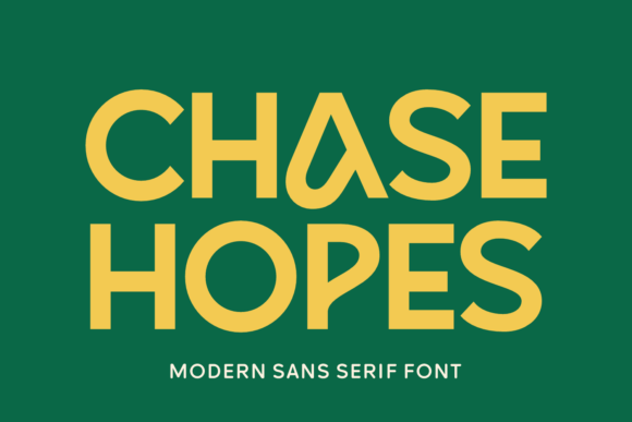 Chase Hopes: A Confident Sans Serif Font for Modern Editorial Design