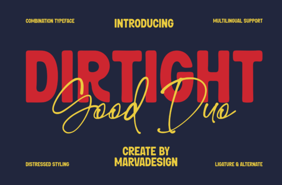 Dirtight Font: Adding Retro Charm to Modern Web Design