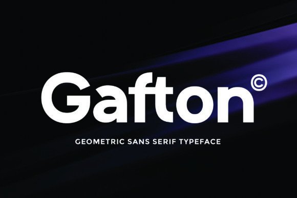 Gafton: A Bold Sans Serif Font for Modern Business Branding