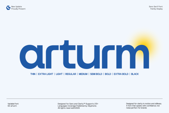 Gc Arturm: A Modern Sans Serif Font for Business Branding