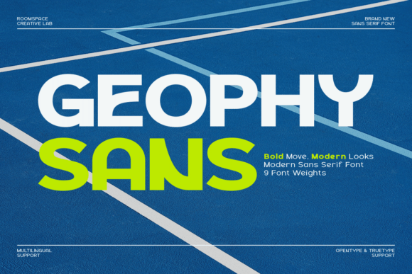Geophy: A Modern Sans Serif Font for Professional Design