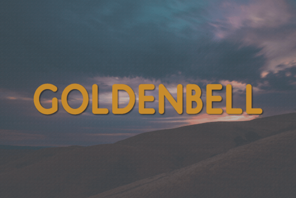 Goldenbell: A Classy Sans Serif Font for Modern Campaign Design
