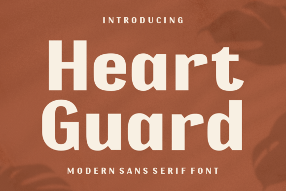 Heart Guard: A Bold Modern Sans Serif Font for Digital Designers
