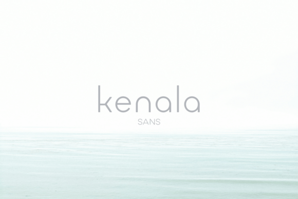 Kenala Light: A Clean Sans Serif Font for Sophisticated Branding