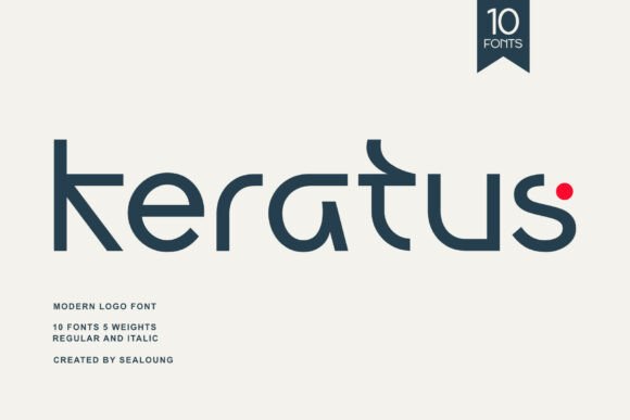 Keratus: A Modern Sans Serif Font for Crafters and Makers