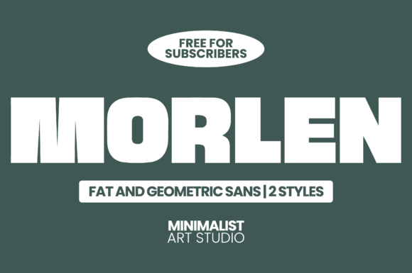 Morlen Regular: The Bold Sans Serif Font for High-Impact Campaign Graphics