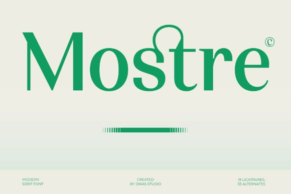 Mostre: A Modern Sans Serif Font for Professional Branding