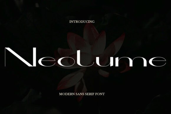 Neolume: Elevating Brand Visuals with a Stylish Sans Serif Font