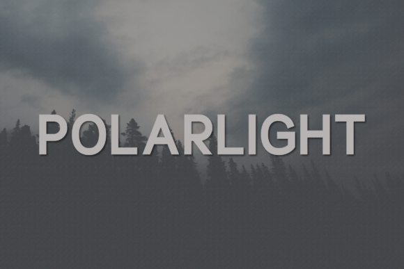 Polarlight: A Modern Sans Serif Font for Crisp, Confident Campaigns