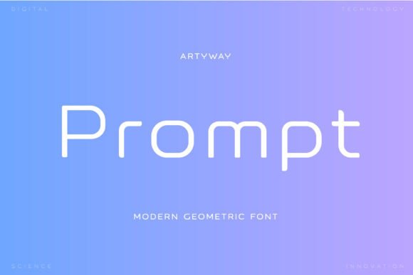 Prompt: A Modern Sans Serif Font for Professional Business Branding