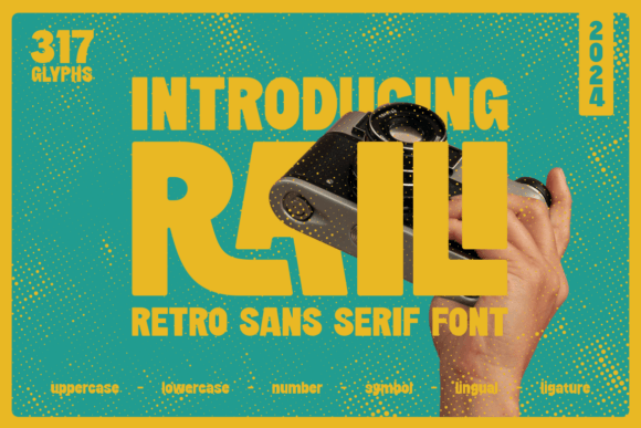 Raili: A Quirky Sans Serif Font for Handmade Business and Creative Makers