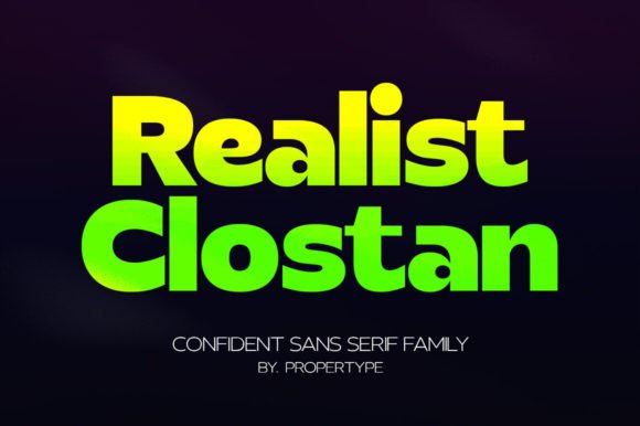 Realist Clostan: A Serif Font That Elevates Small Business Branding
