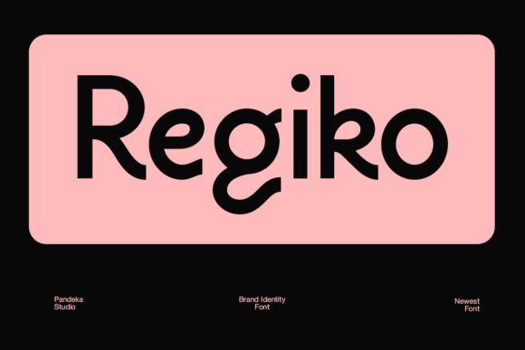 Regiko: A Modern Sans Serif with Playful Elegance