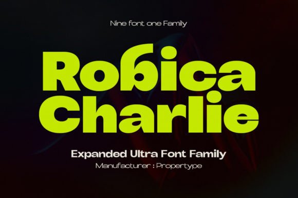 Robica Charlie: A Bold Serif Font for Makers and Product Designers