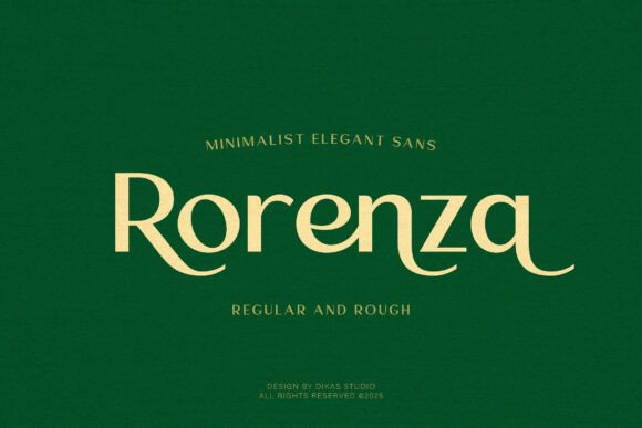 Rorenza Font: Elegant Sans Serif for Modern Design Projects
