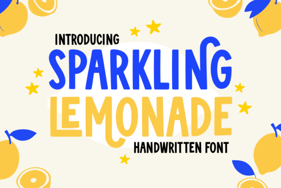 Sparkling Lemonade: A Playful Sans Serif Font for Campaign Graphics