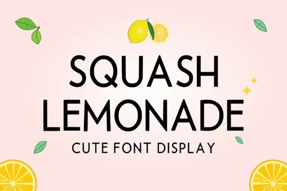 Squash Lemonade: A Versatile Sans Serif Font for Modern Web Design