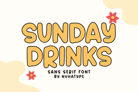 Sunday Drinks: A Minimalist Sans Serif Font for Elegant Branding
