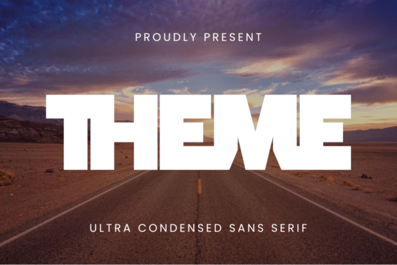 Theme Font: A Bold Sans Serif for High-Impact Branding