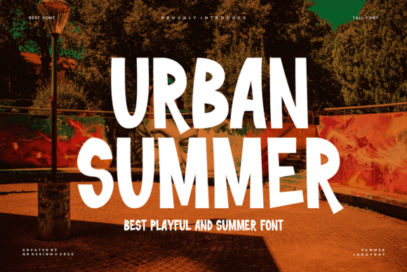 Urban Summer: A Sweet Sans Serif Font for Editorial Design and Digital Publishing