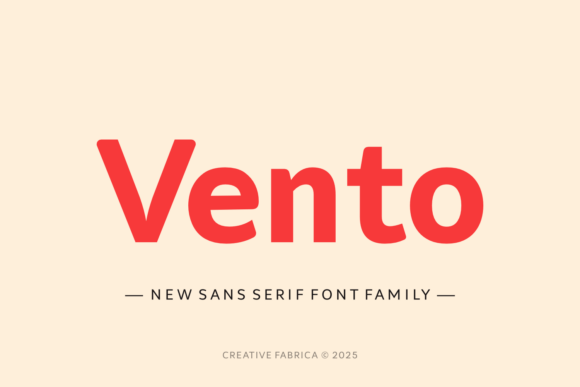 Vento: A Modern Sans Serif Font for High-Impact Campaign Design