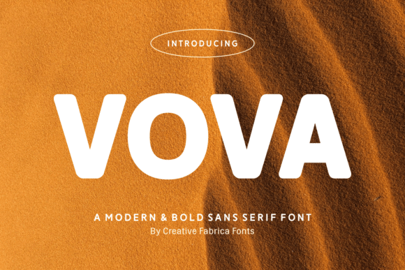 Vova: A Bold Sans Serif Font for Modern Branding